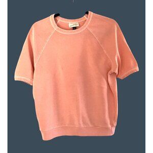 UNIVERSAL THREAD WOMENS PEACH COTTON SHORT SLEEVE CREW NECK SHIRT SIZE SMALLSTAI